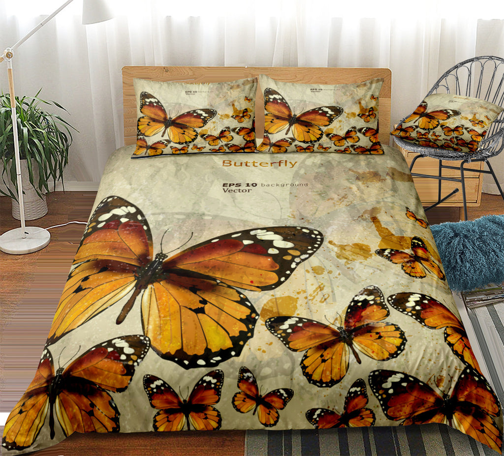 Butterfly 3- or 4-Piece Bedding Set